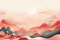 Japan citi decorations backgrounds landscape abstract.