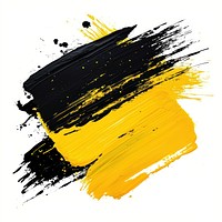 Pentagon brush stroke backgrounds painting yellow.