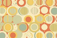 70s retro style seamless pattern with circles vintage wallpaper abstract backgrounds repetition.