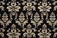 1960s vintage wallpaper black damask pattern architecture backgrounds.