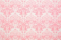 1960s vintage wallpaper pink damask pattern art backgrounds.