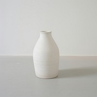 Vase post-modern porcelain pottery white.
