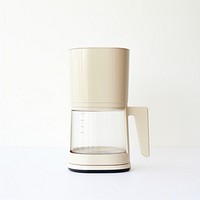 A minimal beige coffee maker mixer cup mug.