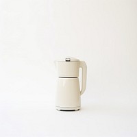 A minimal beige coffee maker kettle cup mug.