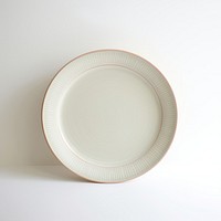 A pastel color gather platter porcelain plate tableware.