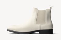 Off-white Chelsea boots