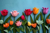 Photo of felt tulip garden flower petal plant.