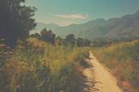  Road trip Both sky wilderness landscape. AI generated Image by rawpixel.