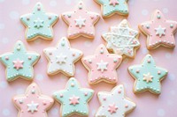  Dessert cookie icing food. AI generated Image by rawpixel.