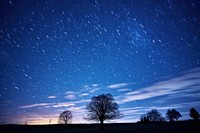  Stars landscape outdoors nature. AI generated Image by rawpixel.