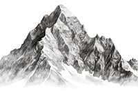  Mountain drawing sketch nature. AI generated Image by rawpixel.