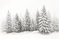  Winter drawing sketch outdoors. AI generated Image by rawpixel.