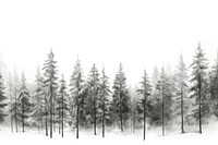  Border graphic of forrest sketch outdoors drawing. AI generated Image by rawpixel.