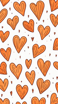  Pattern heart backgrounds cartoon. AI generated Image by rawpixel.