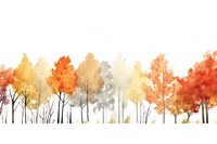 Autumn forrest border backgrounds outdoors nature.