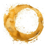 Circle gold white background splattered. AI generated Image by rawpixel.