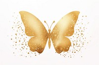 Butterfly animal insect gold. AI generated Image by rawpixel.