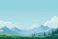 Landscape backgrounds mountain outdoors. AI generated Image by rawpixel.