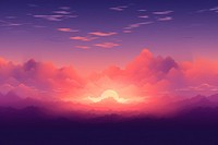 Sunset sky landscape backgrounds outdoors. AI generated Image by rawpixel.