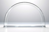 Transparent glass arch architecture simplicity lighting.