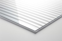 Transparent glass stripe sheet backgrounds white daylighting.