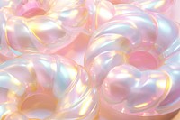 Pastel 3d donut holographic pattern backgrounds accessories.