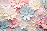 Pastel 3d flower wallpaper pattern petal.