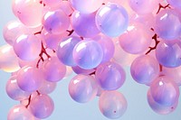 Pastel 3d grapes holographic balloon backgrounds celebration.
