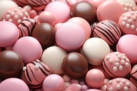 Chocolate confectionery balloon food.