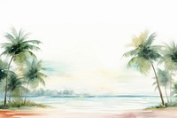 Palm tree painting landscape outdoors.