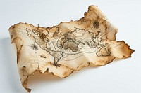 A paper map accessories topography accessory. AI generated Image by rawpixel.