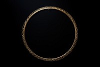 Black gold circle jewelry photo photography.