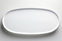Minimal modern oval white white background simplicity.