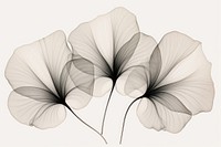  Botanical line drawing flower pattern sketch. AI generated Image by rawpixel.