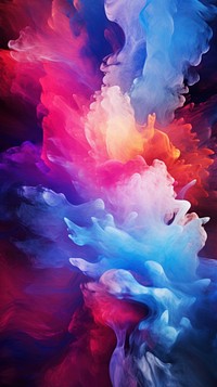  Galaxy splash abstract painting purple. AI generated Image by rawpixel.