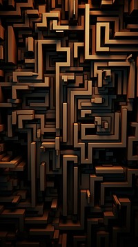  Messy maze architecture backgrounds repetition. AI generated Image by rawpixel.