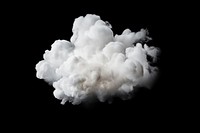 Cloud nature smoke black background. AI generated Image by rawpixel.