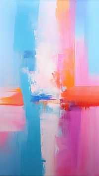 Abstract painting pink blue art. AI generated Image by rawpixel.