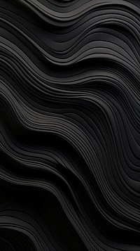 Wave texture black abstract architecture.