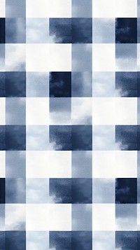  Blue and white christmas flannel pattern backgrounds repetition. AI generated Image by rawpixel.