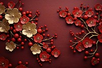 Chinese New Year style of golden backgrounds pattern art.