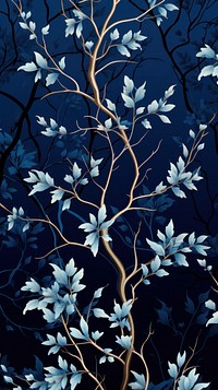 Christmas tree branches in blue outdoors pattern nature. AI generated Image by rawpixel.