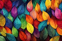 Colorful painting texture leaf background backgrounds pattern plant.