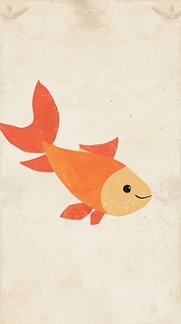 Cute fish illustration goldfish animal wildlife.