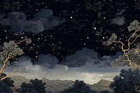 Night sky with navy and black color landscape outdoors nature.