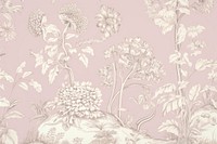 Pale flowers wallpaper pattern art.
