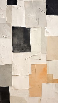 Minimal simple grey and beige paper wall art.