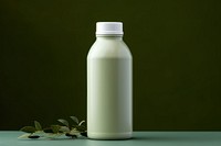 Bottle  dairy drink green.