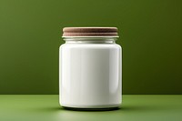 Jar  dairy green milk.