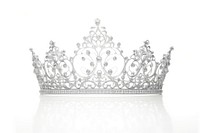 Crown tiara white background accessories.